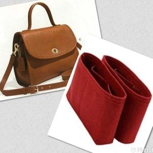 Felt insert bag organizer made for Vintage Coach Manor 9977